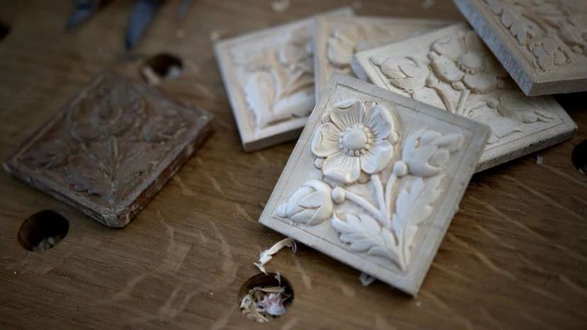Carving Flower Rosette