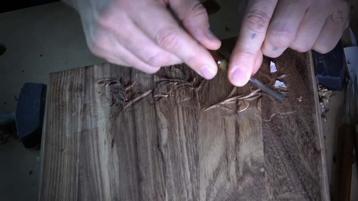 Small tool, first layer leaves